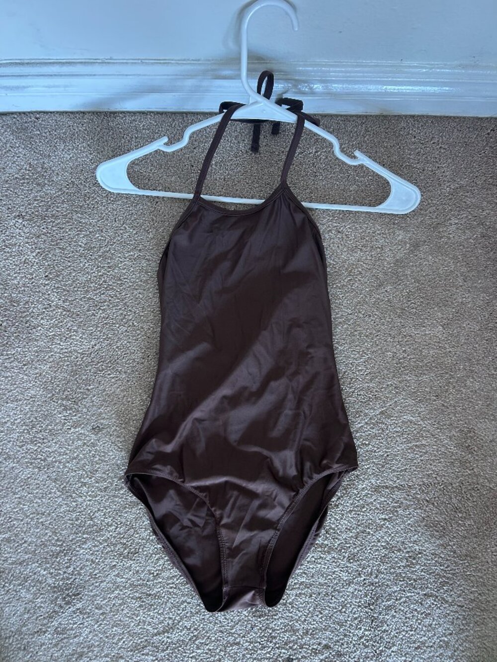 Brown Halter Leotard